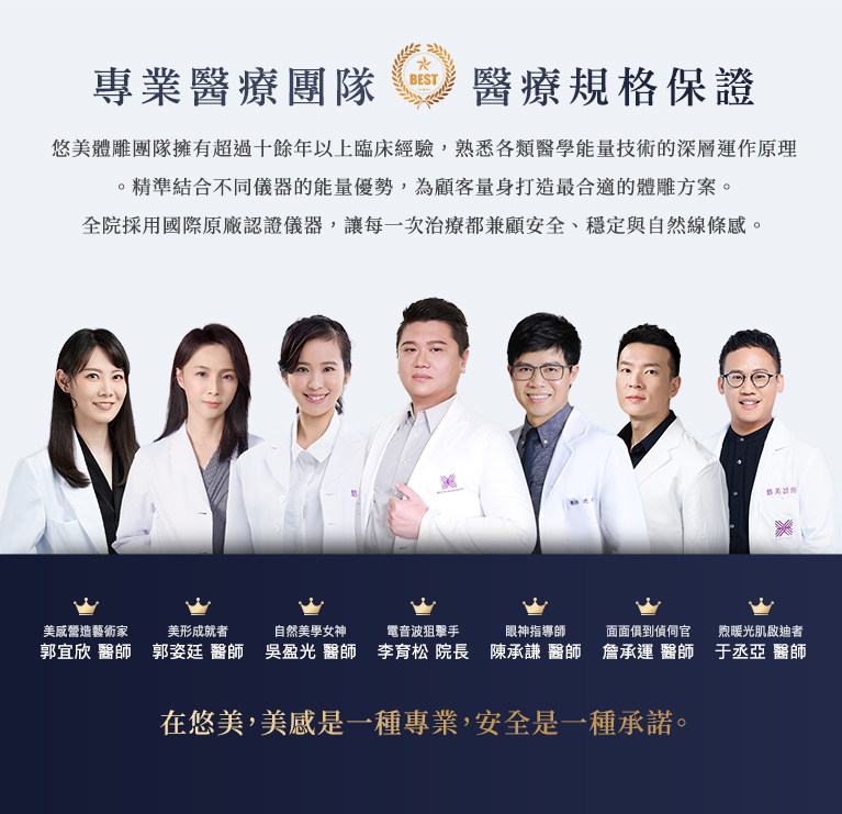 專業醫師評估，安全是首要條件