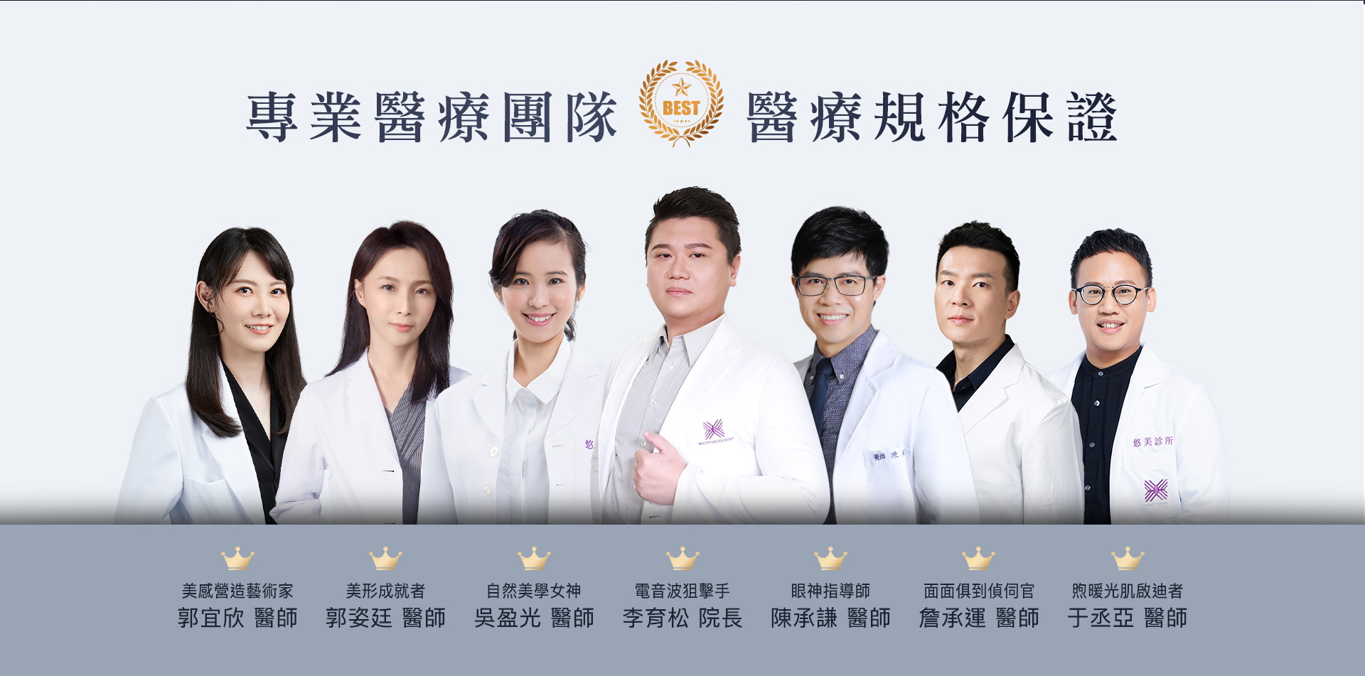 專業醫療團隊，醫療規格保證